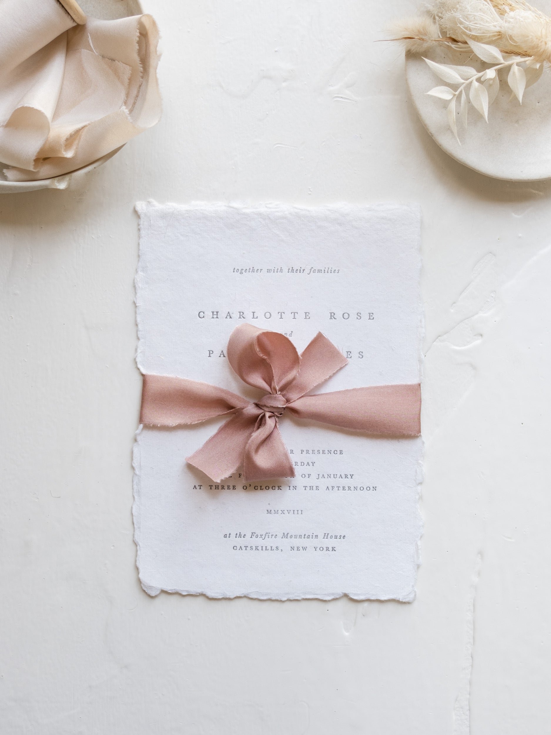 Silk Ribbon for Wedding Invitations – Stella Wolfe