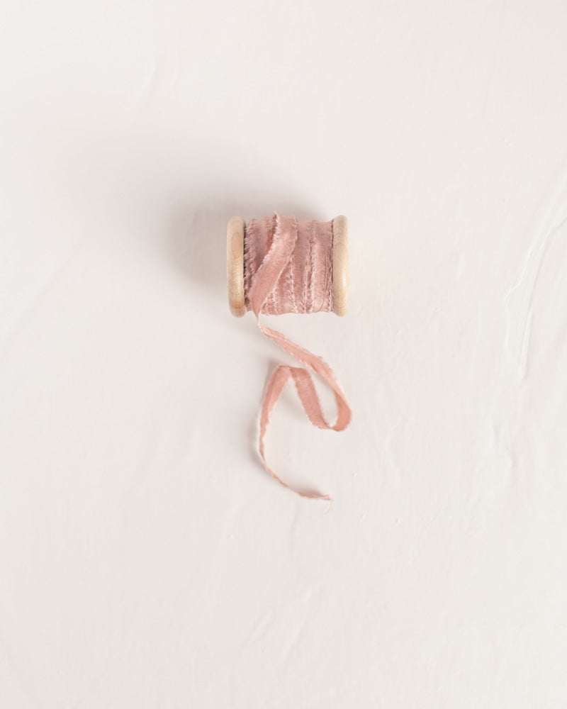 Pink Torn Silk Ribbon – The Rosy Nook